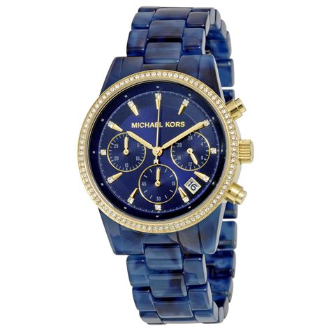 michael kors blair watch blue|michael kors blue dial watch.